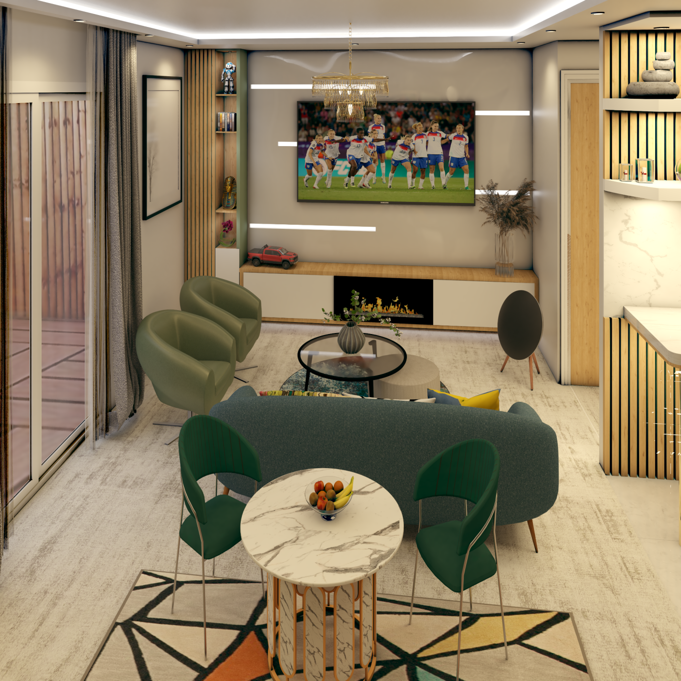 Open Plan Living Room